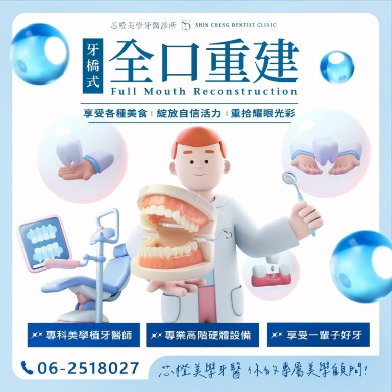 別擔心!「牙橋式全口重建」可以拯救你!|文章封面